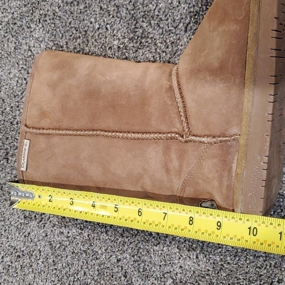 Bearpaw Womens Tall Fur Suede boots shoes sz 7 - Picture 6 of 14